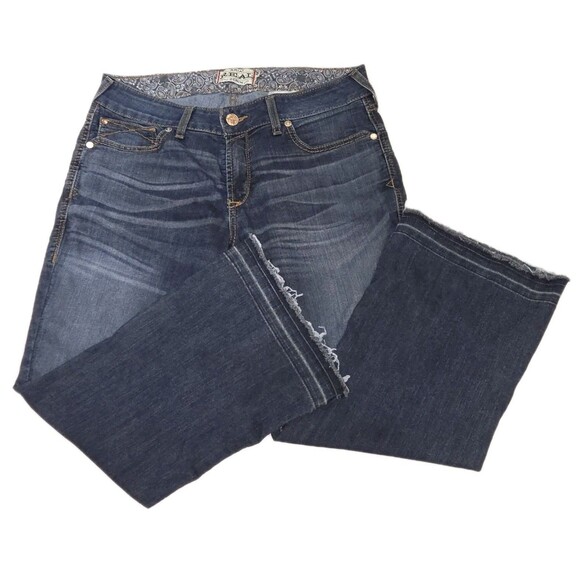 Ariat REAL Women Denim Mid Rise Stretch Boot Cut Jean Size 33x25 Short Inseam - Picture 13 of 13